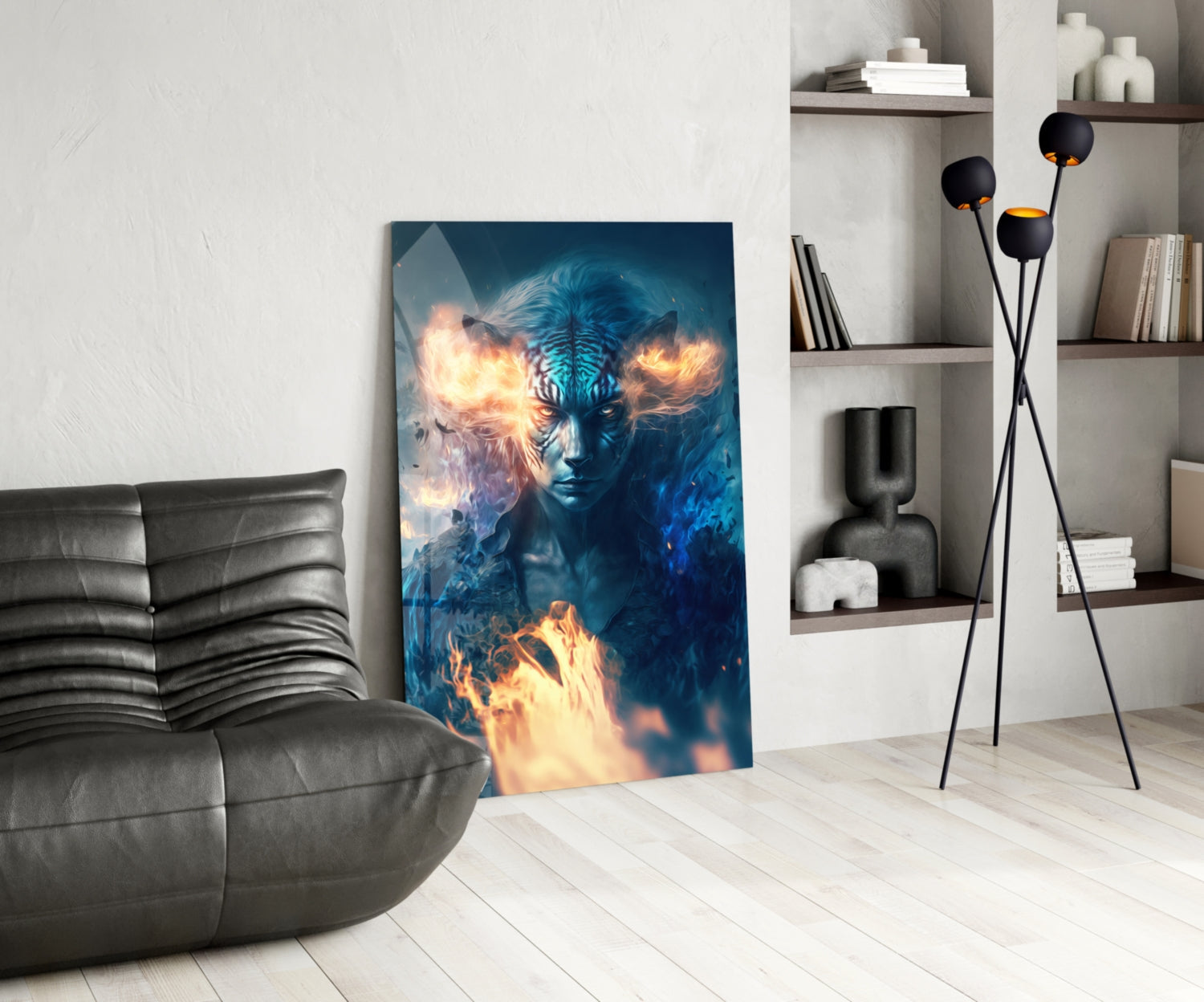 Epic Tiger Glass Wall Art || Designers Collection