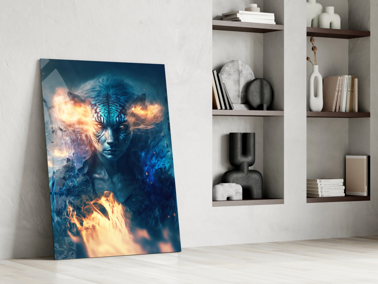 Epic Tiger Glass Wall Art || Designers Collection