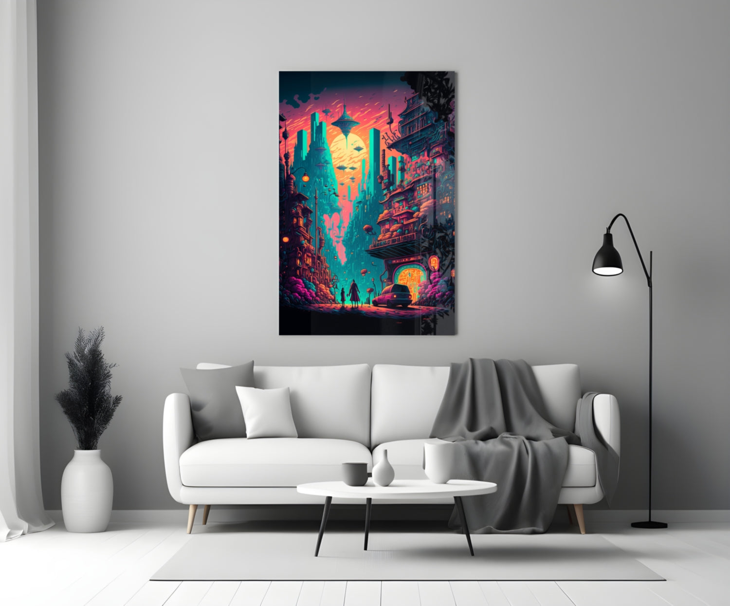 Dream of a New Life Glass Wall Art || Designers Collection