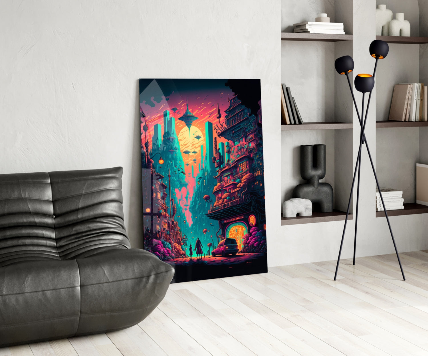 Dream of a New Life Glass Wall Art || Designers Collection