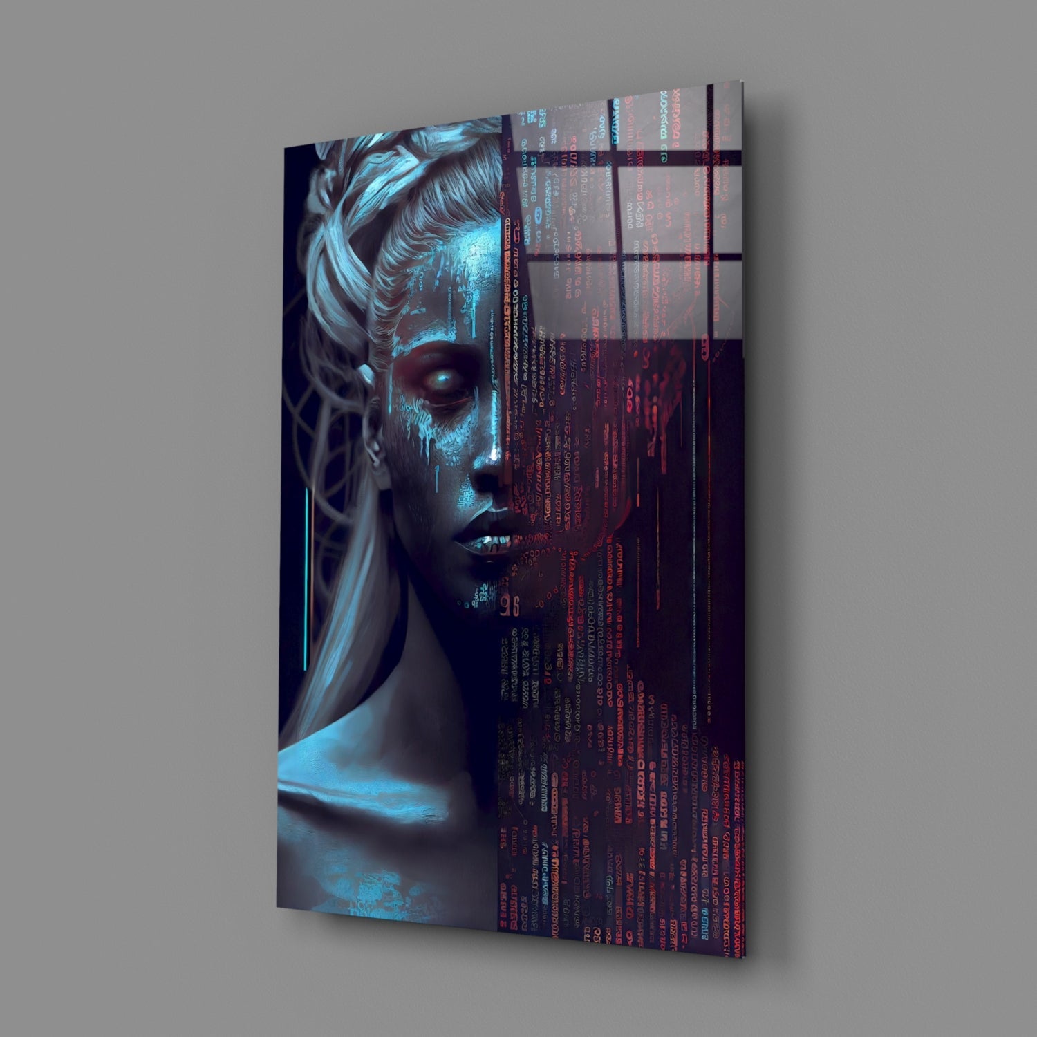 Human Software Glass Wall Art || Designer Collection