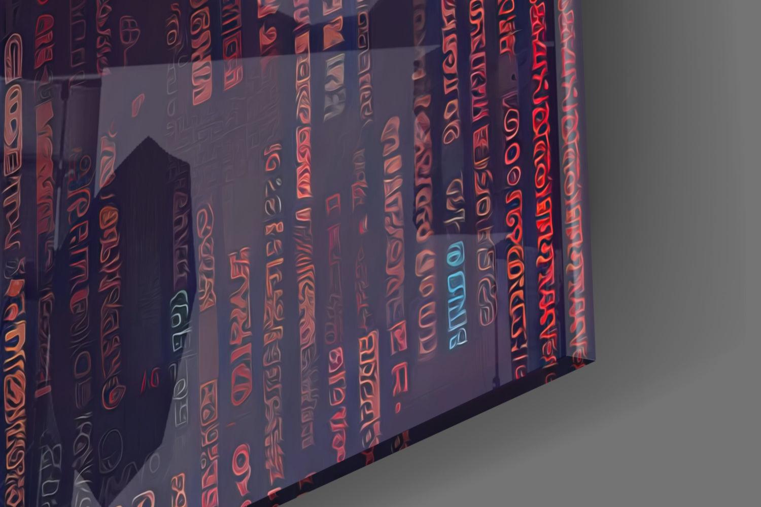 Human Software Glass Wall Art || Designer Collection