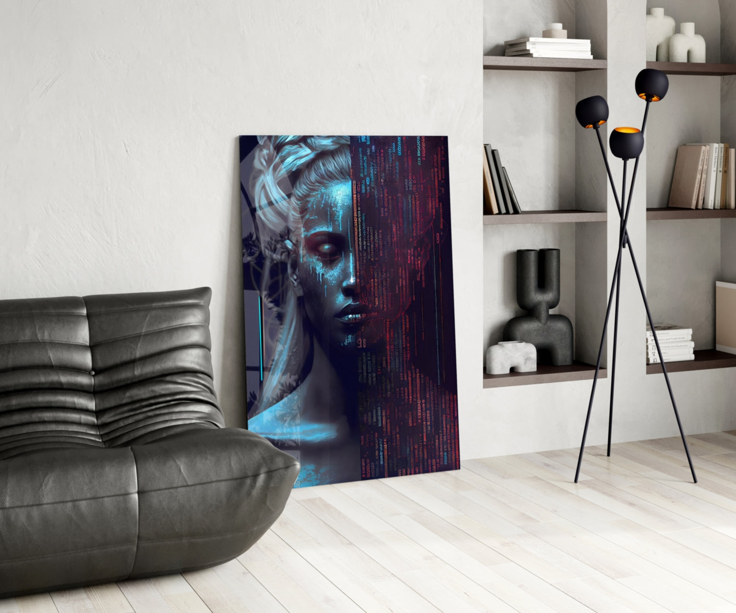 Human Software Glass Wall Art || Designer Collection