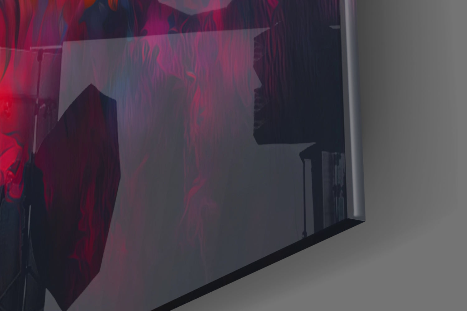 Freedom of the Wolf Glass Wall Art || Designer Collection