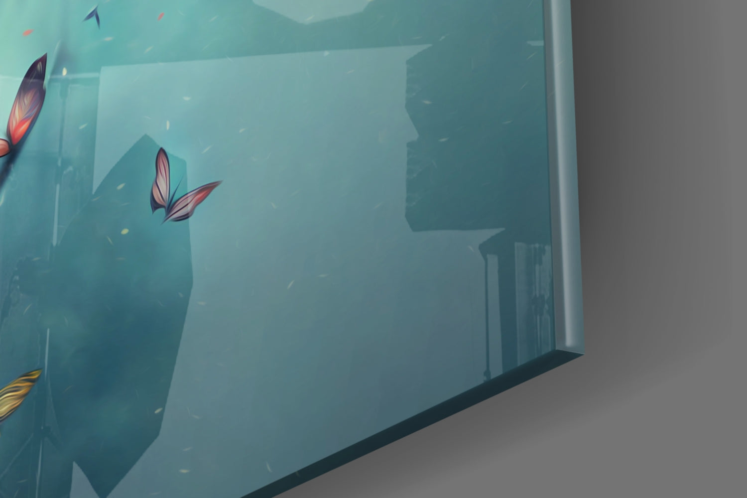 Butterfly Dreams Glass Wall Art || Designer Collection