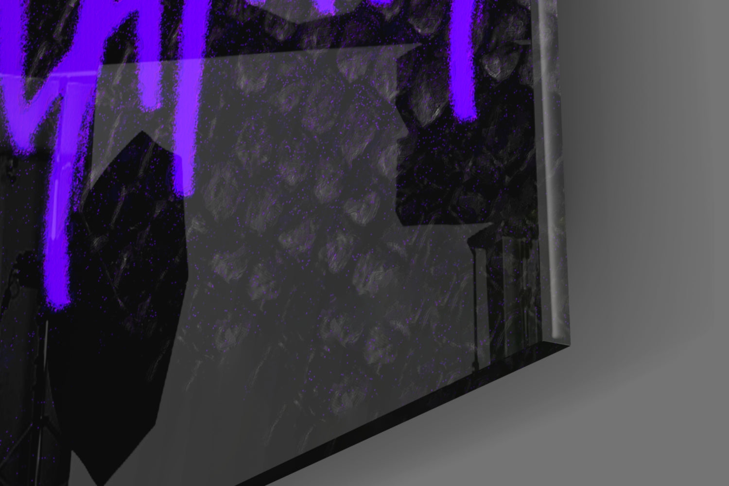 Basketball Star in Motion Glass Wall Art || Designer Collection