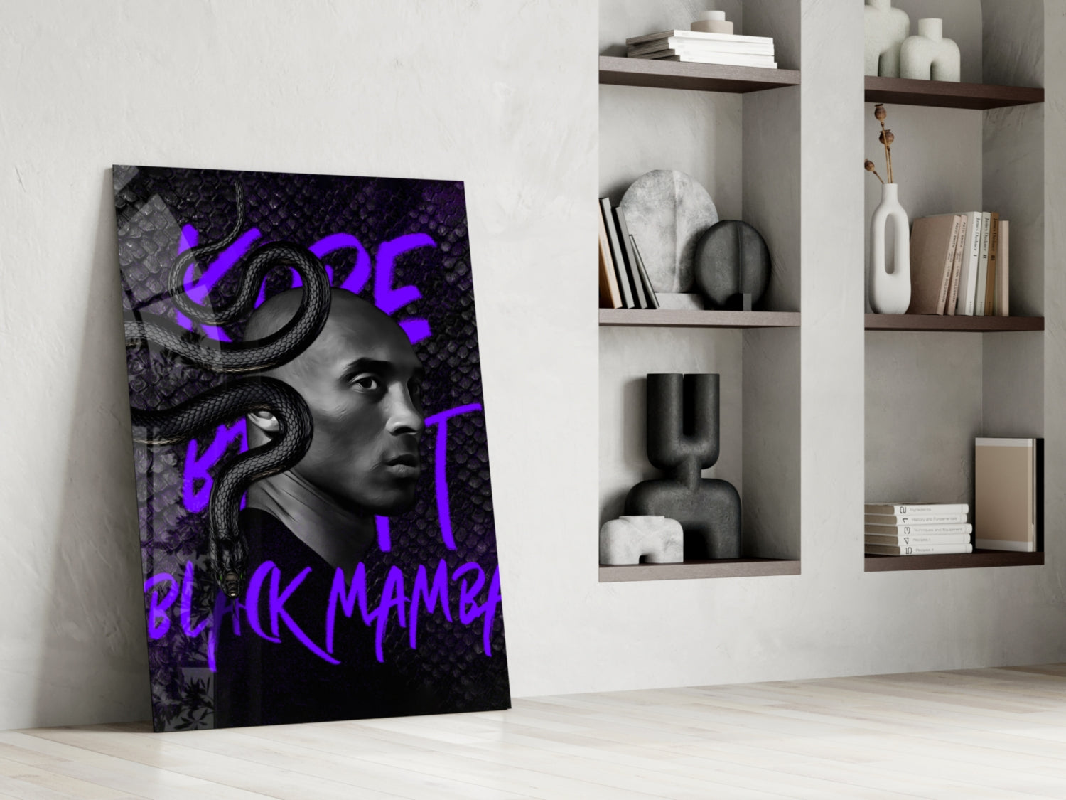Basketball Star in Motion Glass Wall Art || Designer Collection