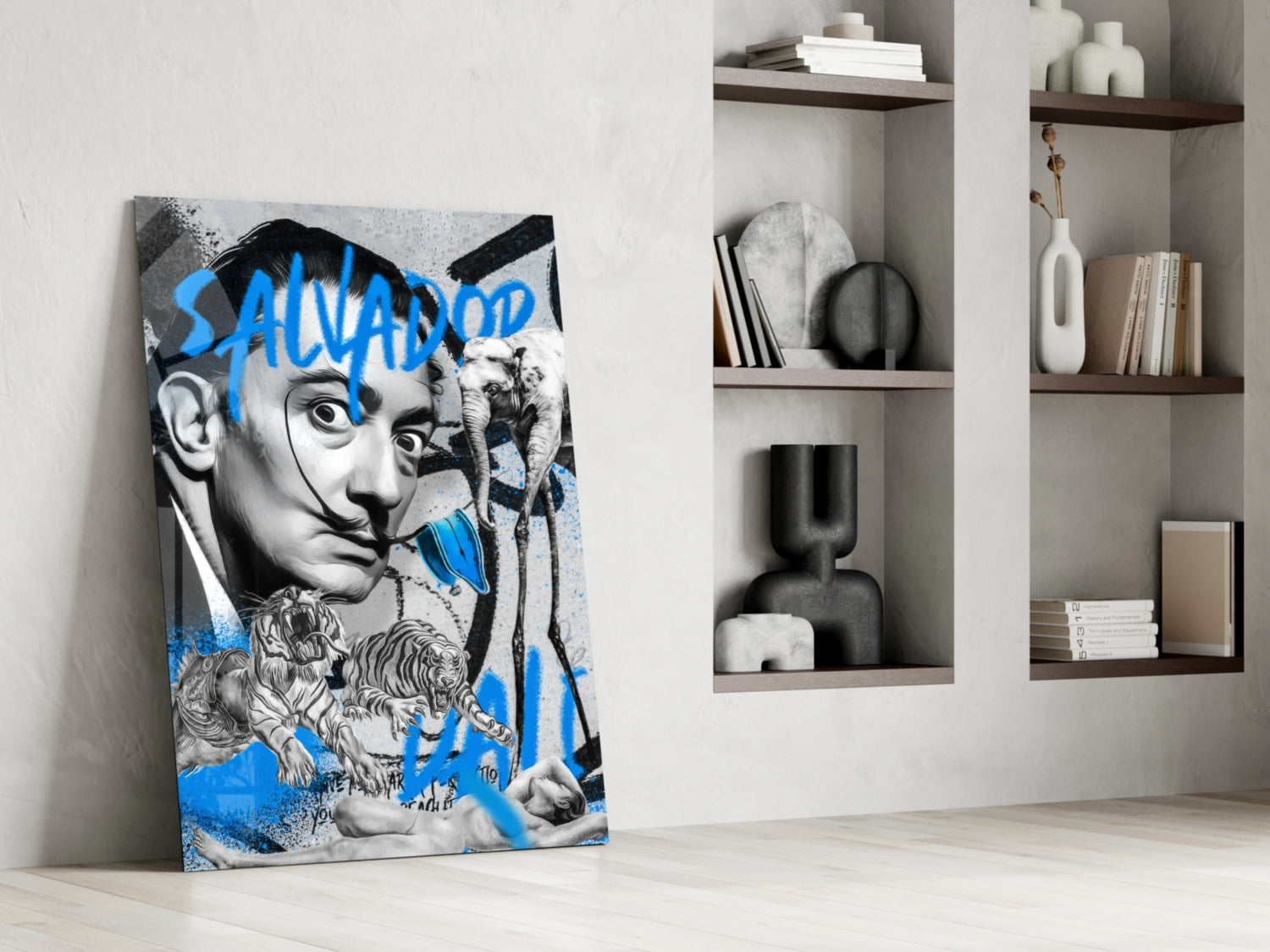 Surrealism and The Jungle Glass Wall Art || Designer Collection