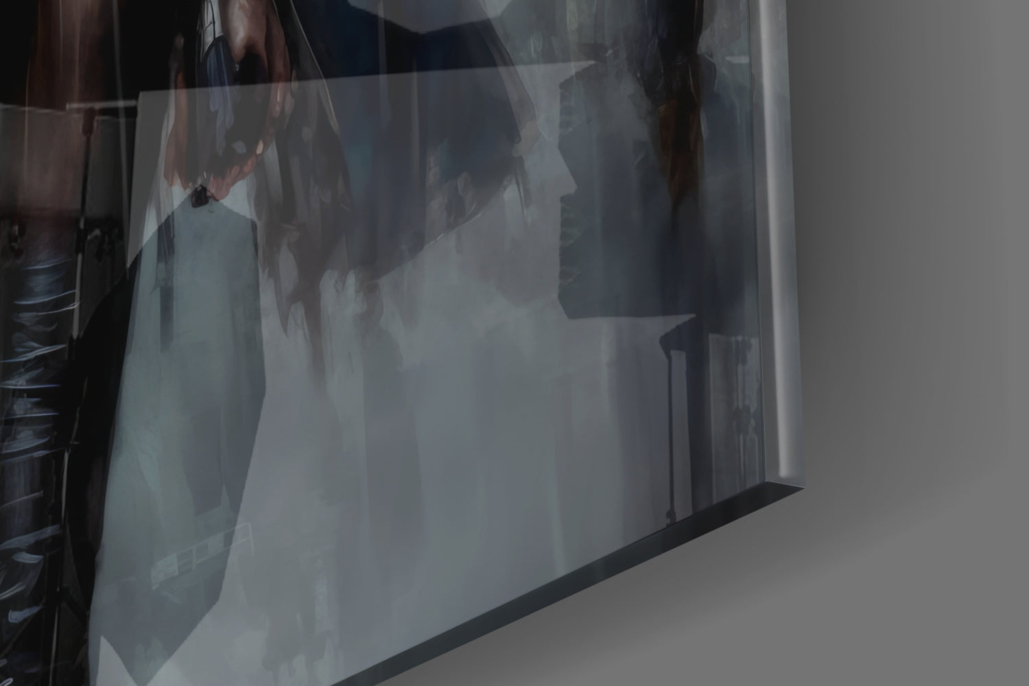 Walk Womanly Glass Wall Art || Designers Collection
