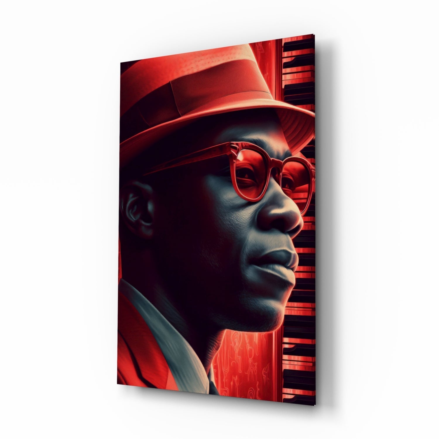 Jazz Glass Wall Art || Designer Collection