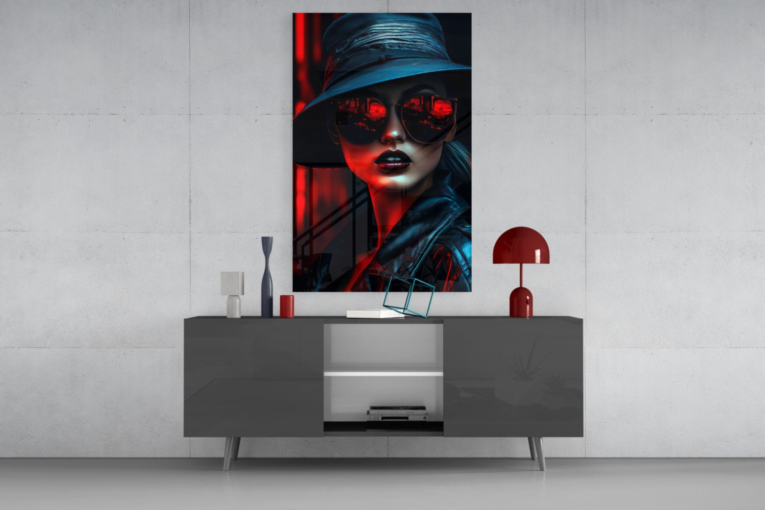 Style and Woman Glass Wall Art || Designer Collection