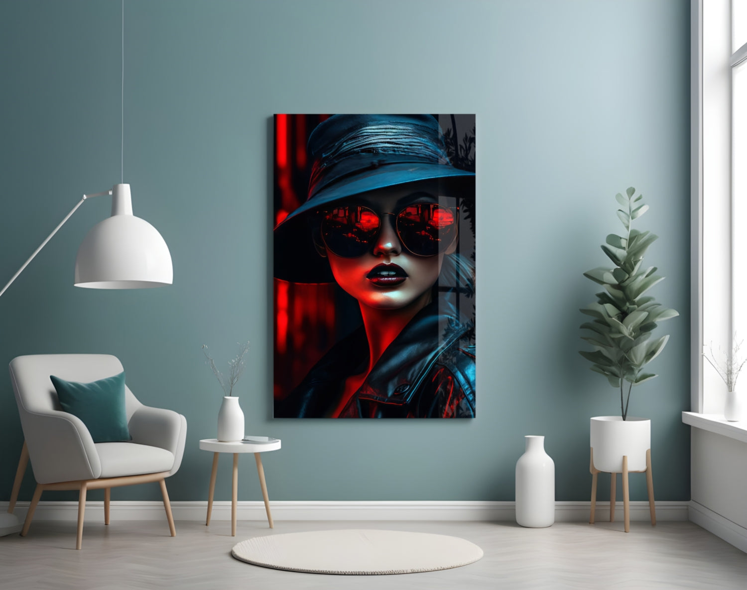 Style and Woman Glass Wall Art || Designer Collection
