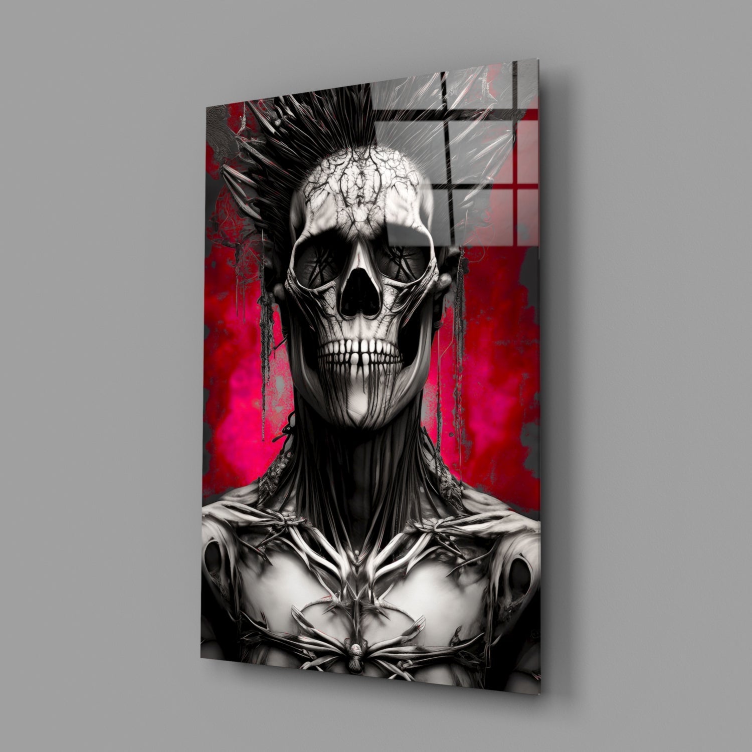 Warrior Glass Wall Art || Designer&