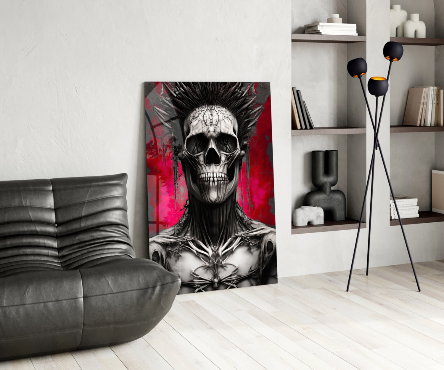 Warrior Glass Wall Art || Designer&