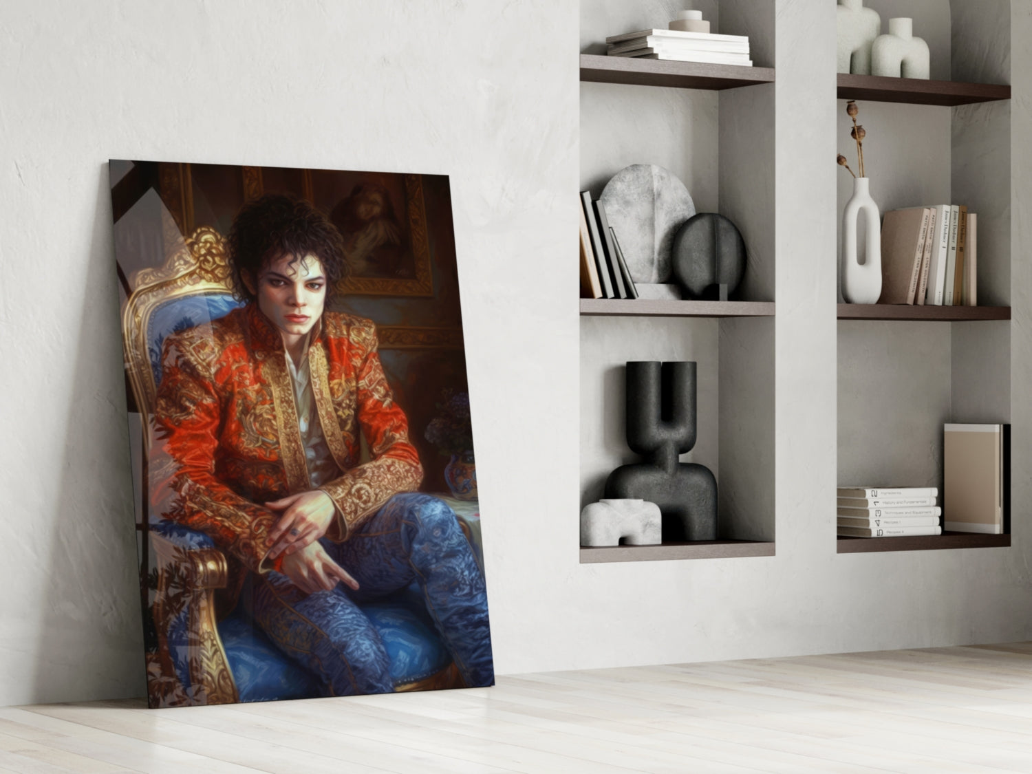 Moonwalk Pop Dancer Glass Wall Art || Designer Collection