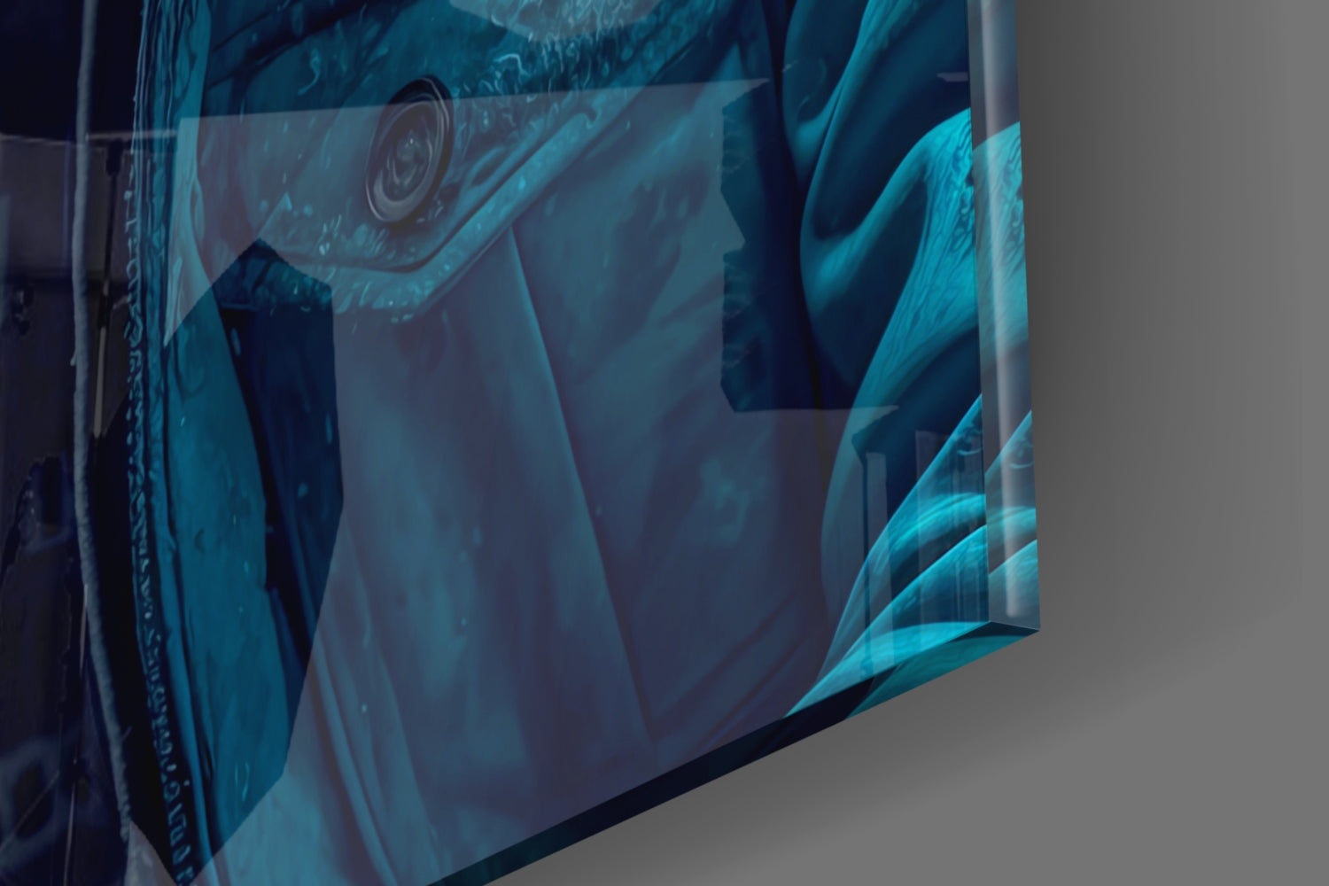 Music and the Ape Glass Wall Art || Designer Collection