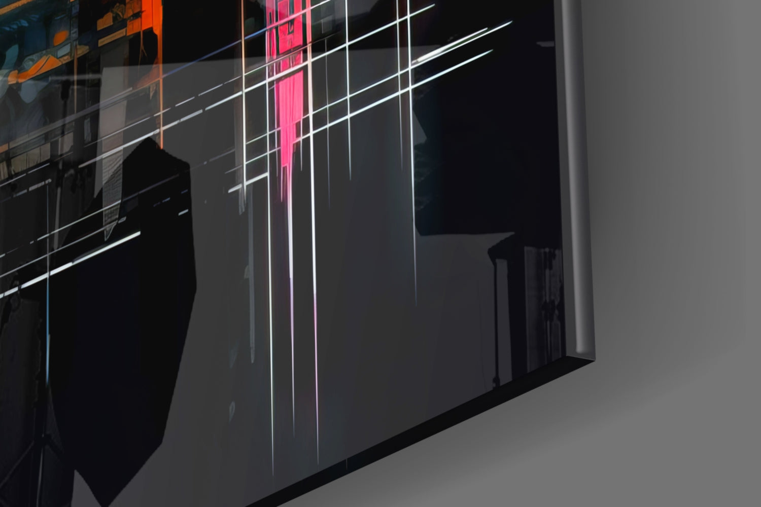 Color Sticks Glass Wall Art || Designers Collection