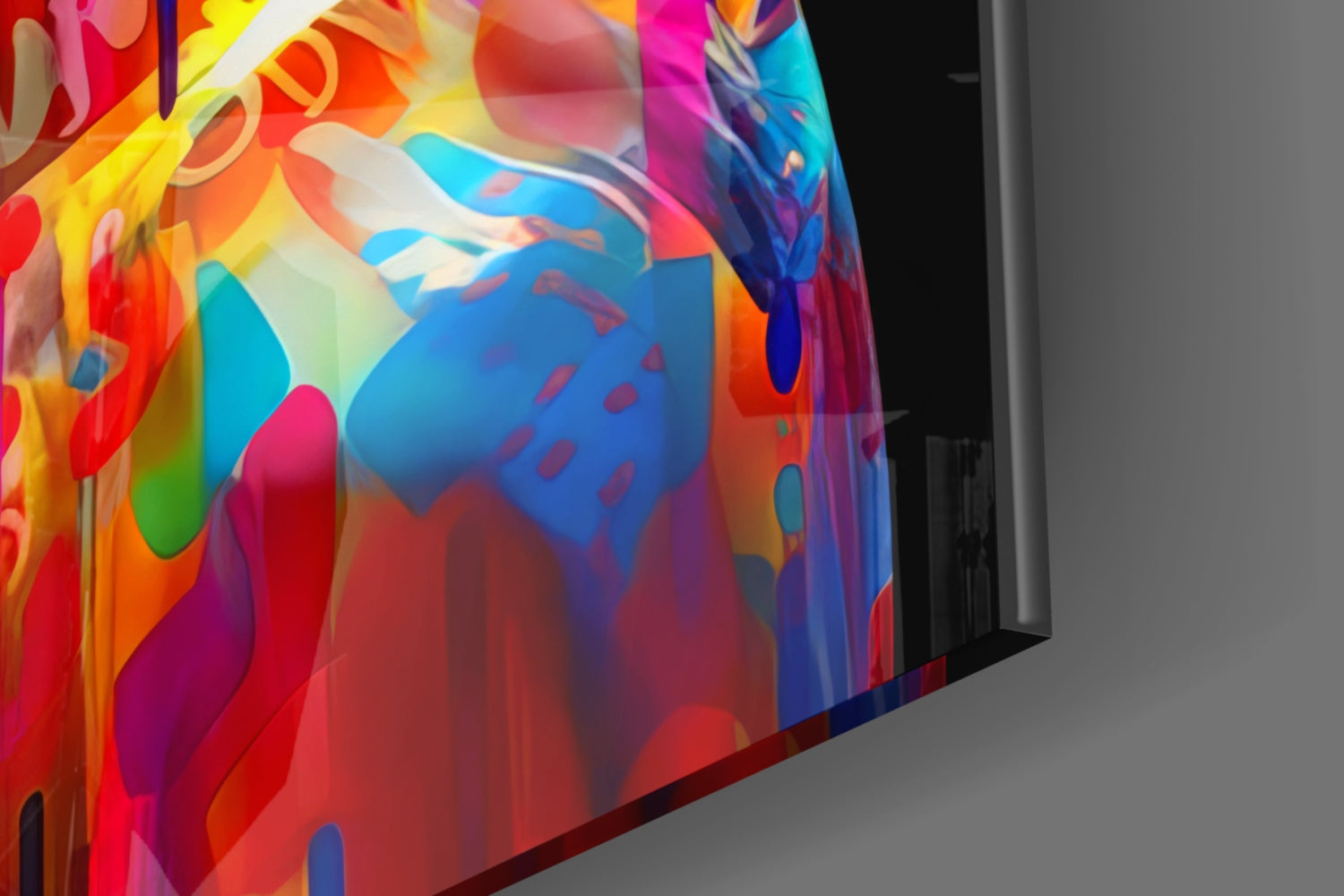 Beauty in Colors Glass Wall Art || Designer Collection