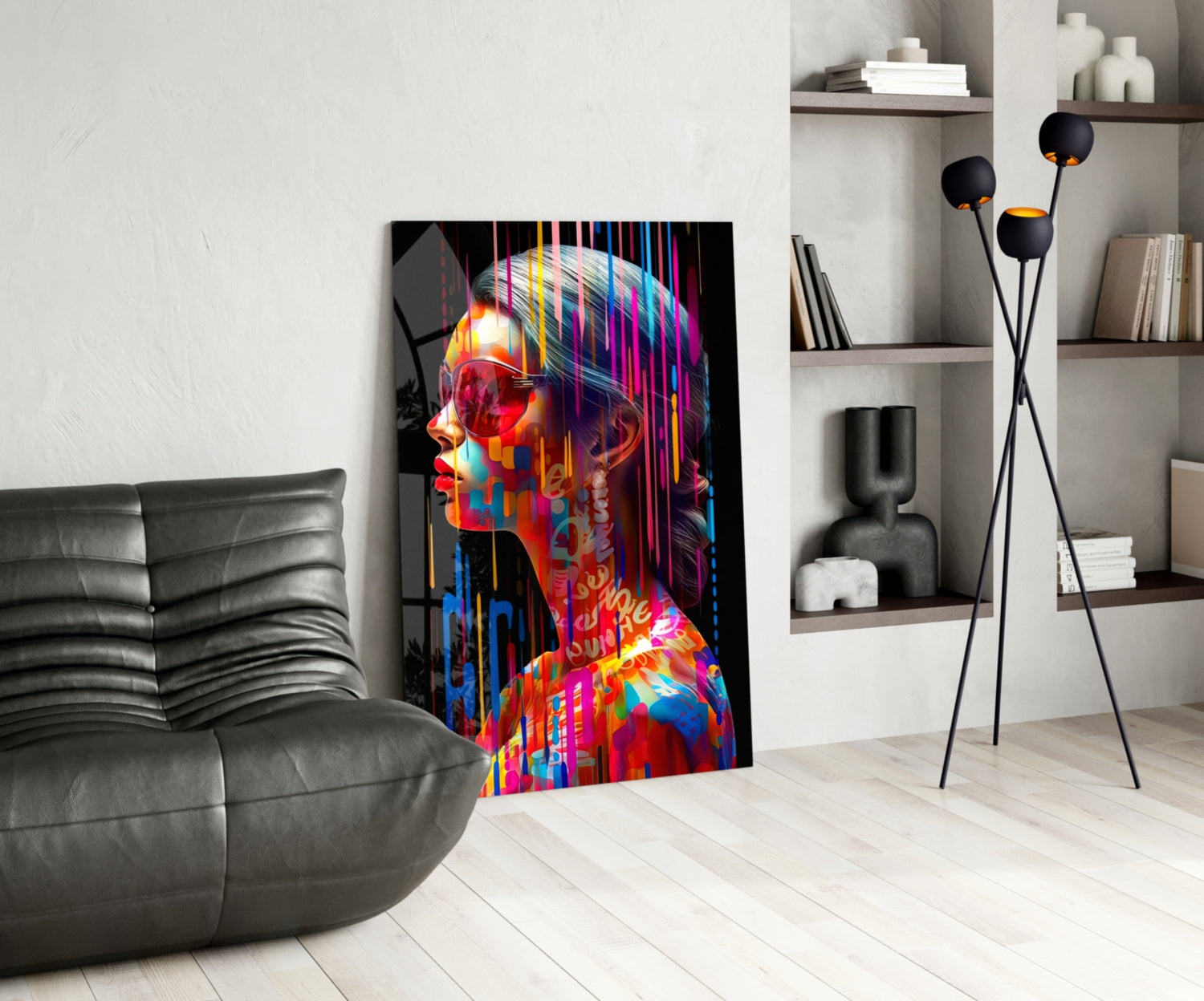 Beauty in Colors Glass Wall Art || Designer Collection