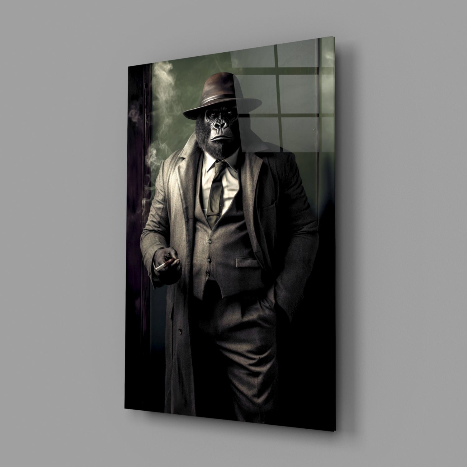 Mr, Inspector Glass Wall Art|| Designer&