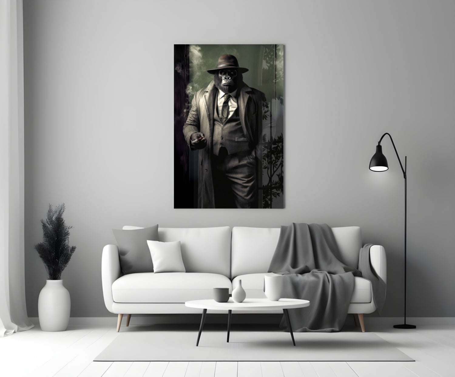 Mr, Inspector Glass Wall Art|| Designer&