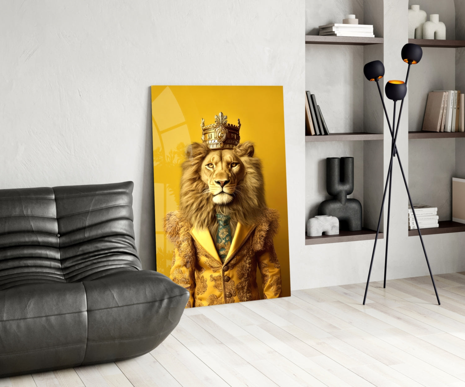 Little Wanderer Glass Wall Art|| Designer&