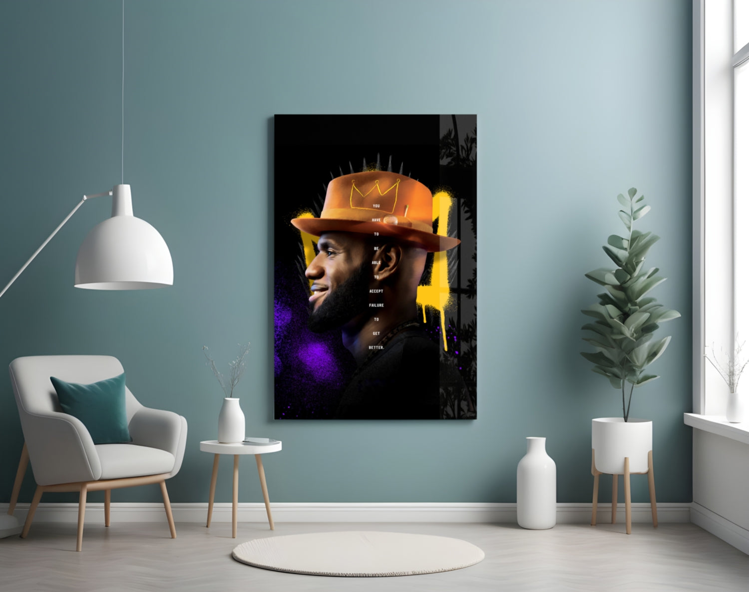 Court Royalty Glass Wall Art || Designer Collection