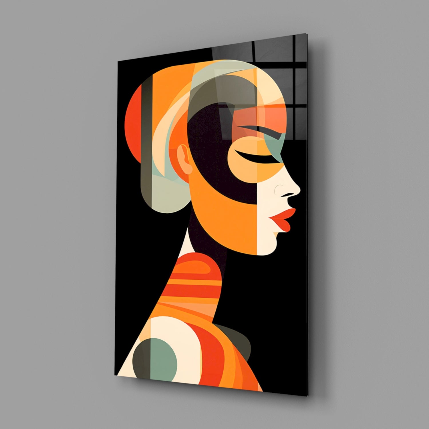 She Glass Wall Art || Designer Collection