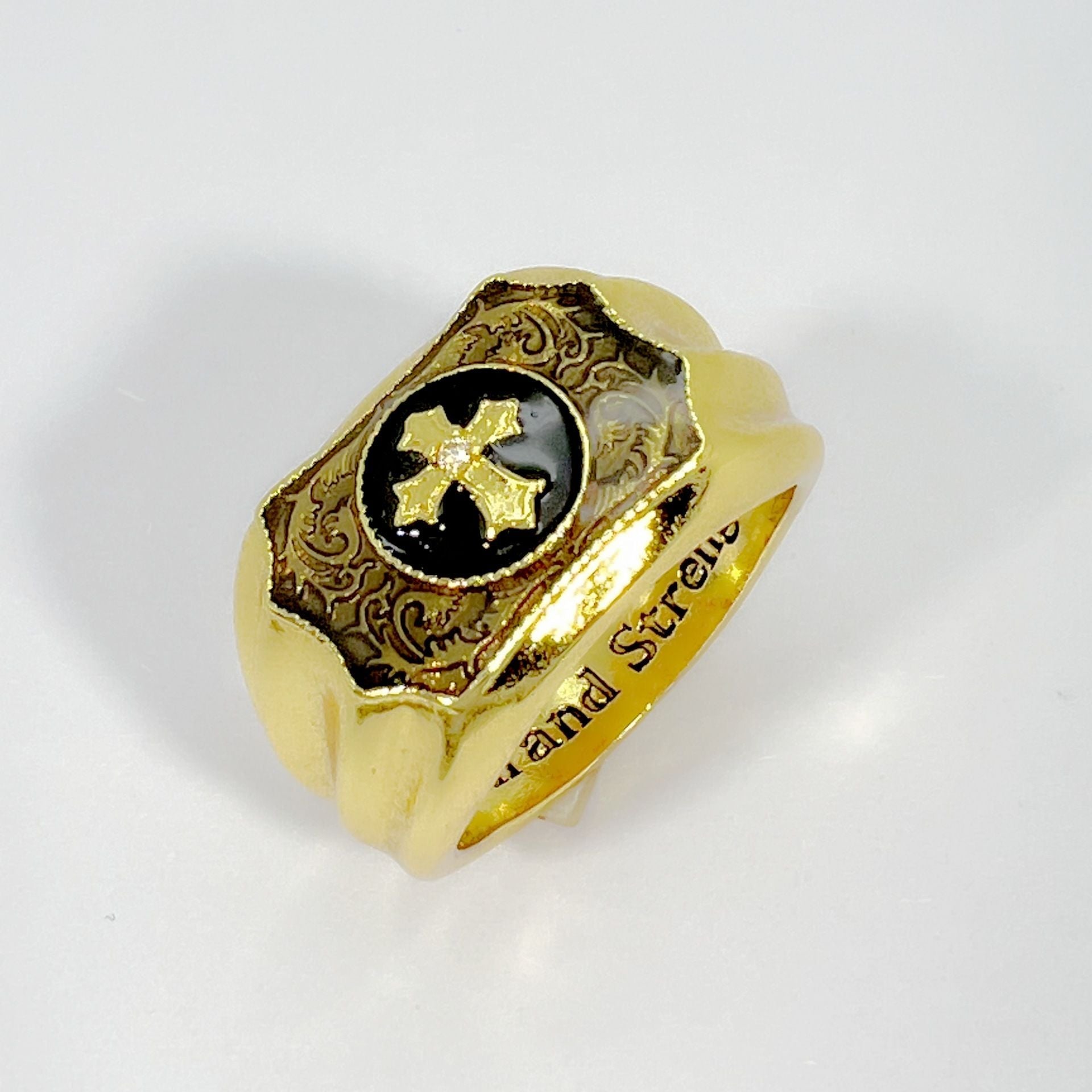 Creative faith cross ring