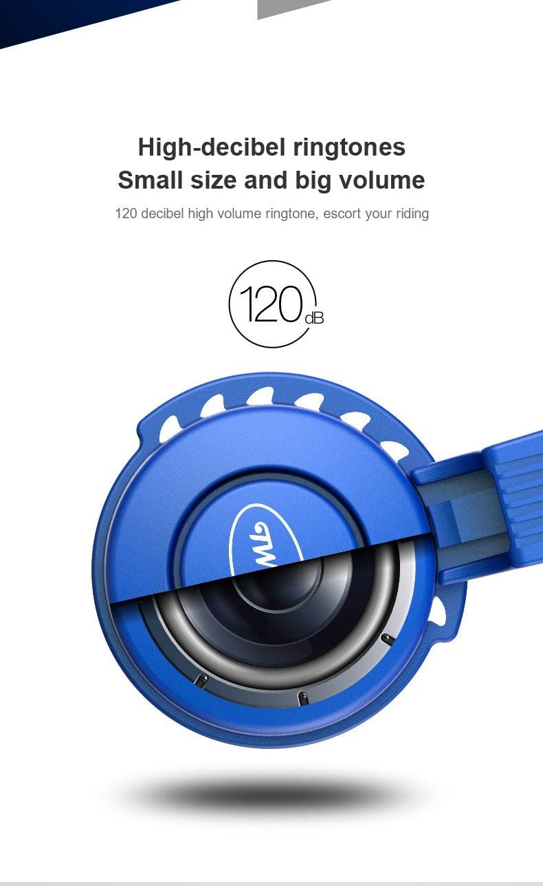 High Bicycle Electric Bell Invisible Waterproof Bike Horn For Scooter USB Charging Riding Equipment Accessory Electric Bike Horn Cycling Bicycle Scooter Horn With Rechargeable Battery