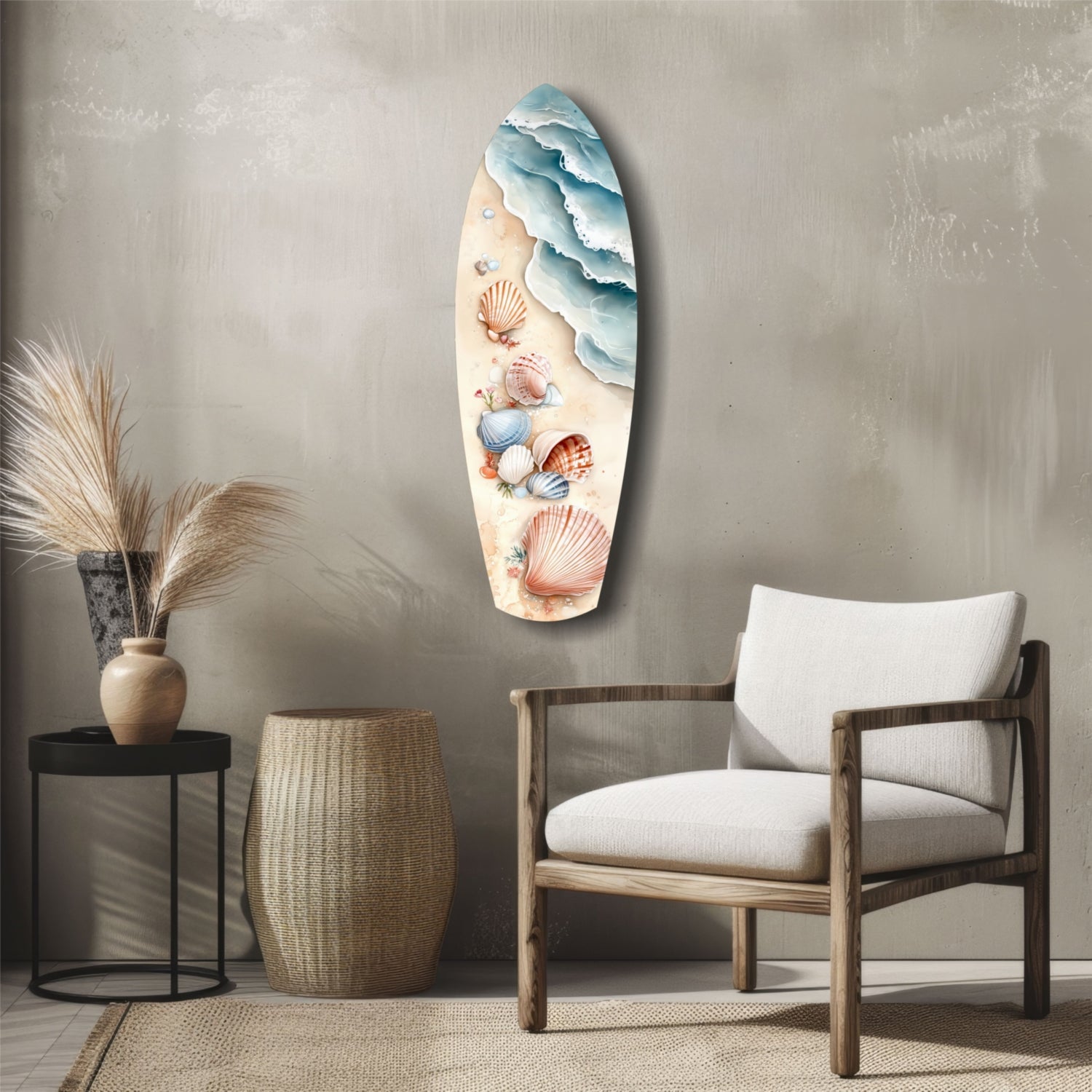 Shoreline Treasures Glass Wall Art