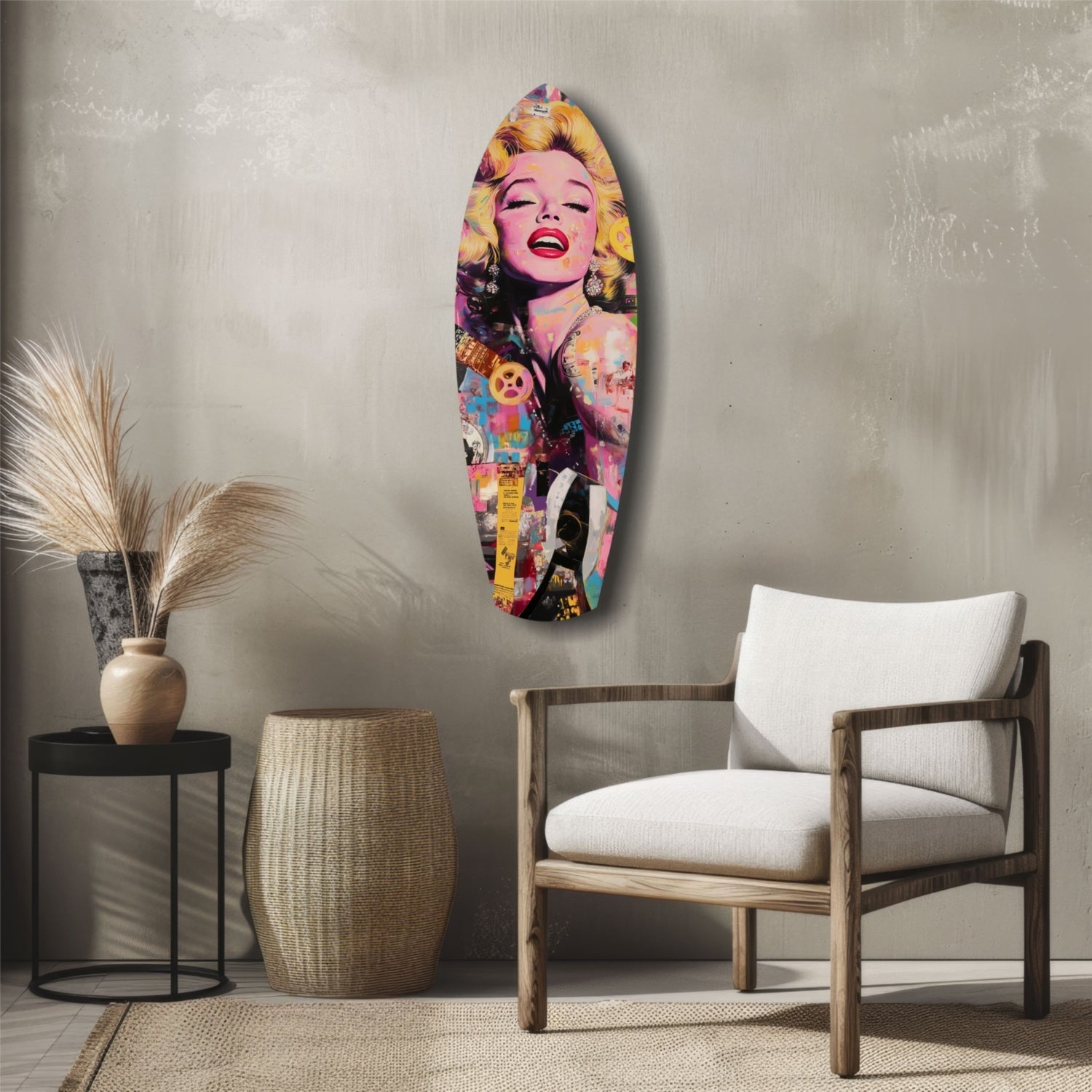 Hollywood Starlet V3 Glass Wall Art