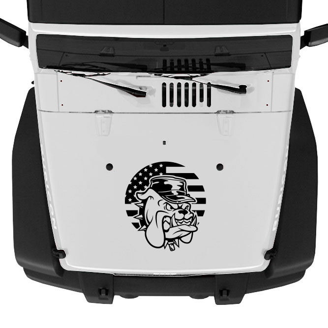 US Marine Bulldog Hood Graphic