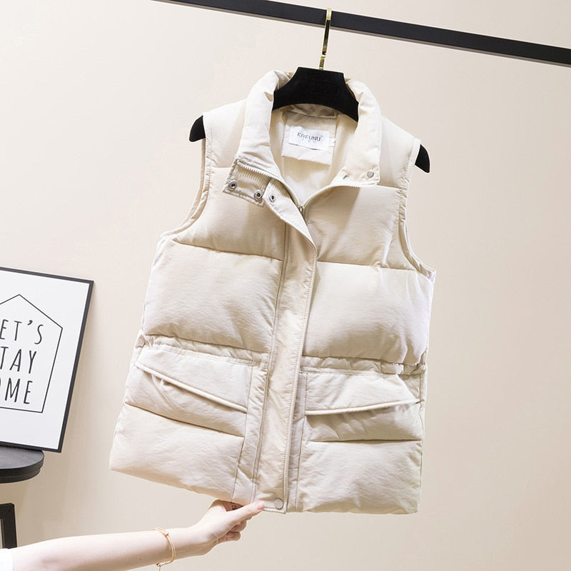 Vest Women Cotton Padded Women&