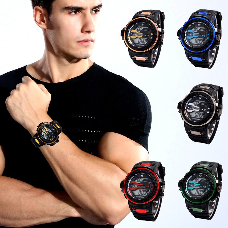 30M Waterproof Sports Men Watch Couple Fashion Popular Men&