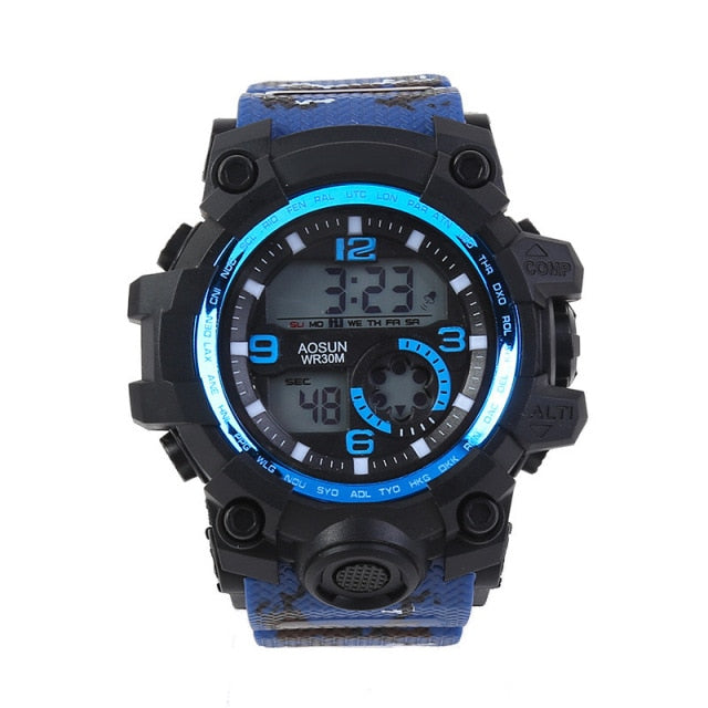 30M Waterproof Sports Men Watch Couple Fashion Popular Men&