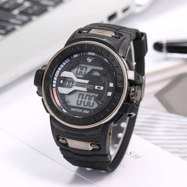 30M Waterproof Sports Men Watch Couple Fashion Popular Men&