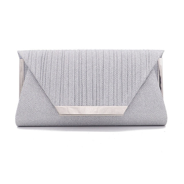 2021 Lady Handbag Party Soft Single Chain Package Cover Type Clutches