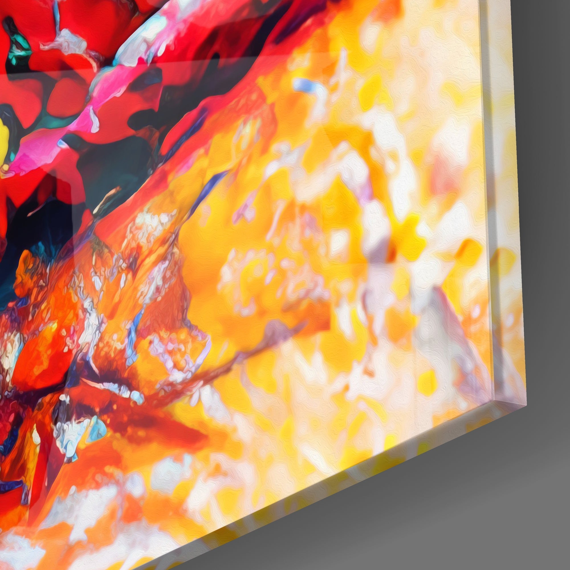 Lips Glass Wall Art || Designers Collection