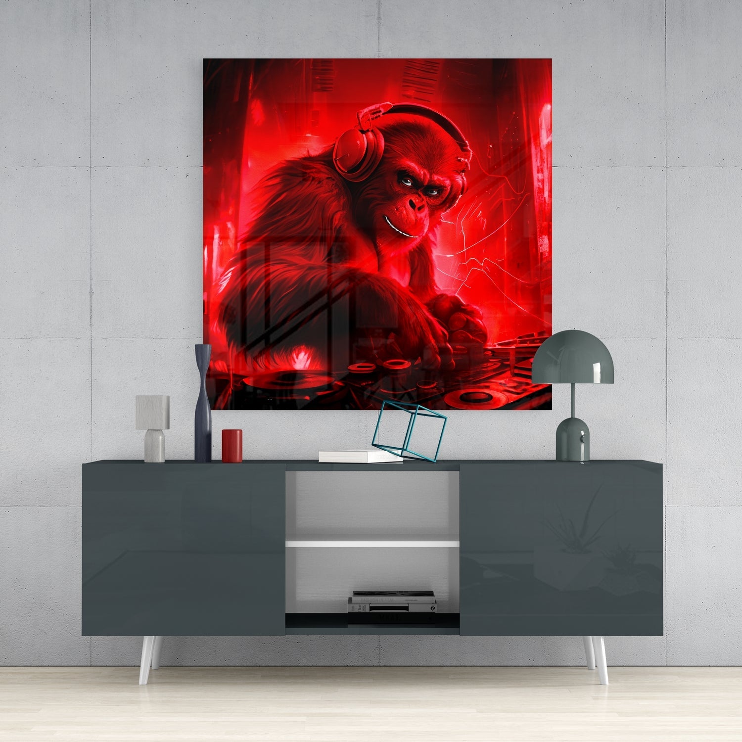 Yo Yo Glass Wall Art|| Designer&