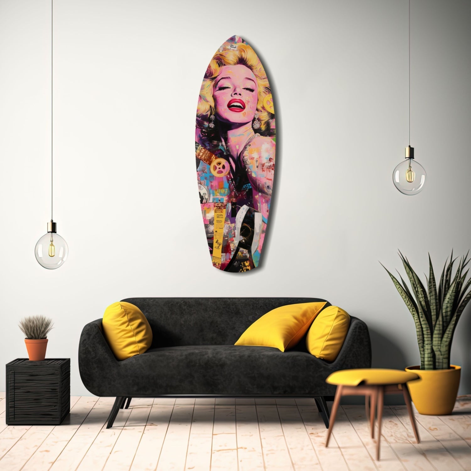 Hollywood Starlet V3 Glass Wall Art