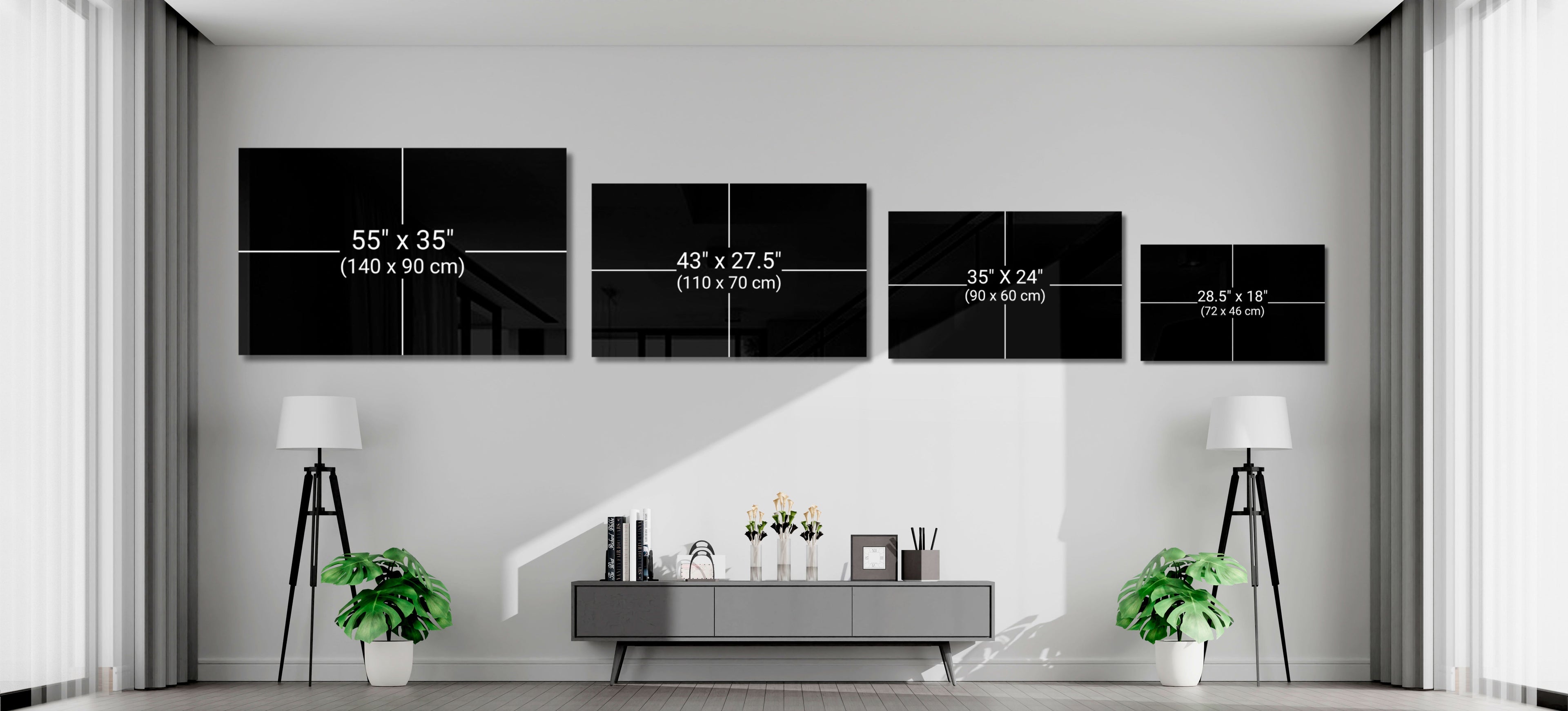 No Talking Glass Wall Art