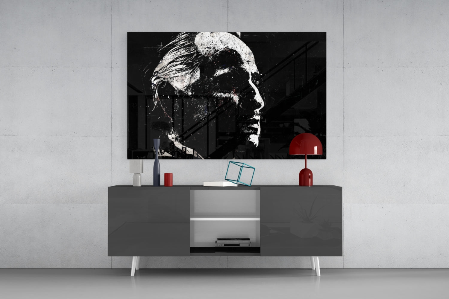 Mafia Boss Glass Wall Art