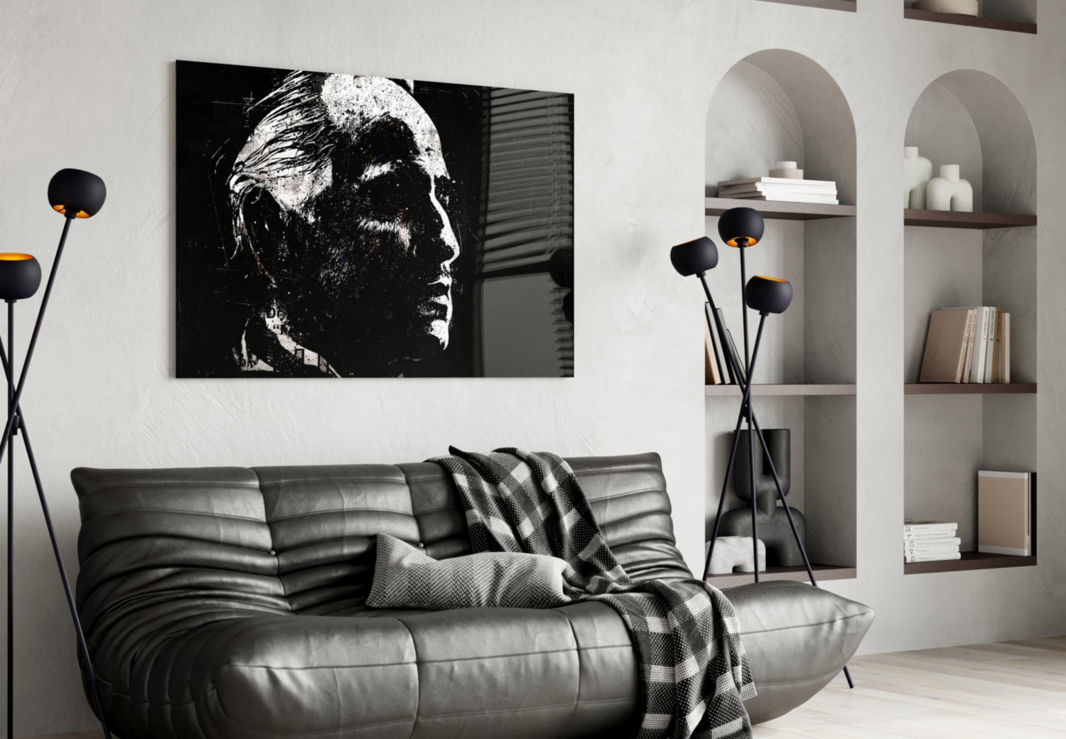 Mafia Boss Glass Wall Art