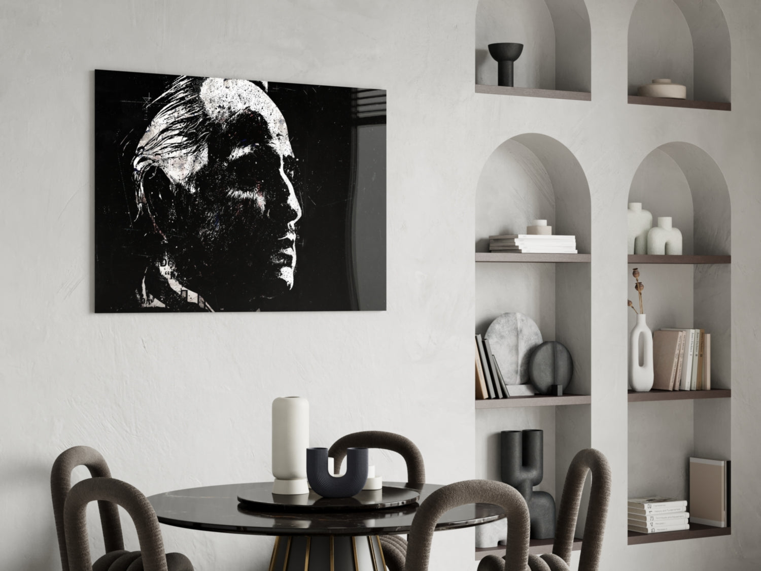 Mafia Boss Glass Wall Art