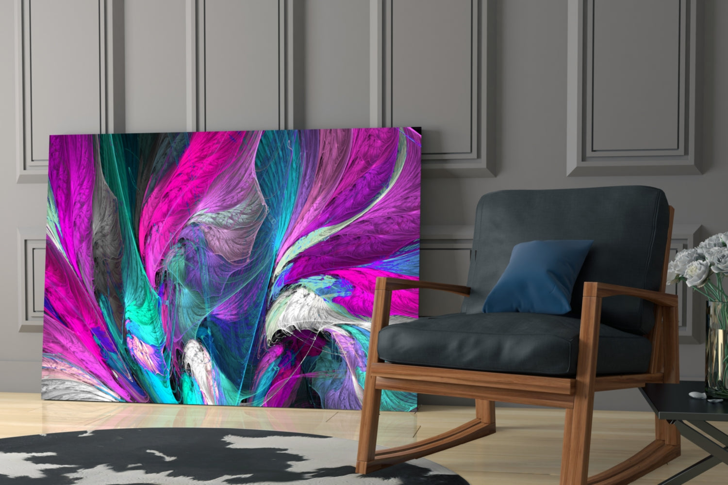 Pink Dream Glass Wall Art