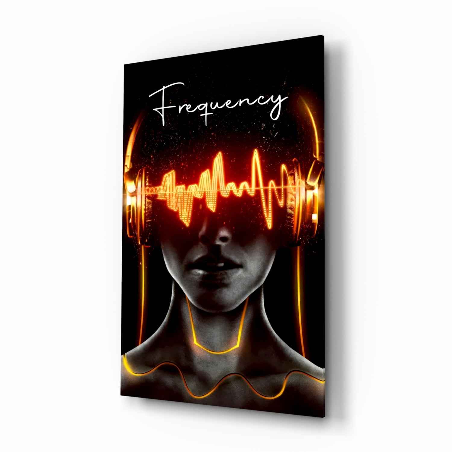 Frequency Glass Wall Art