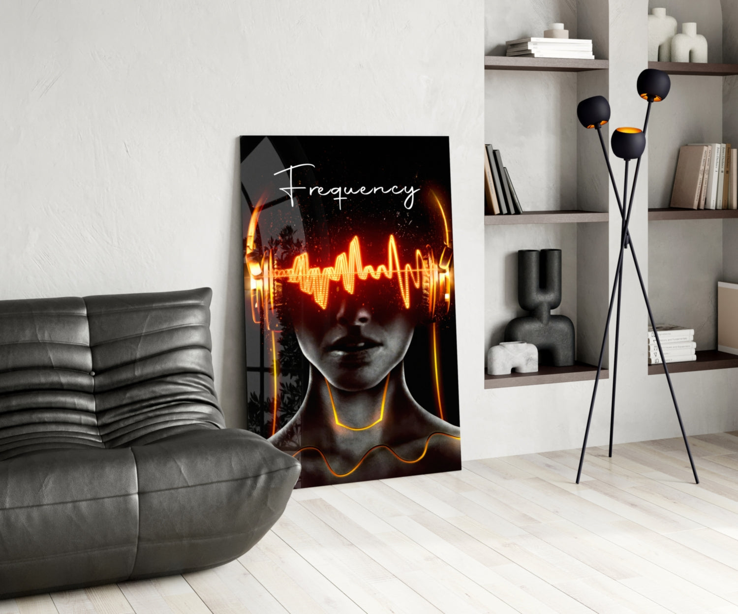 Frequency Glass Wall Art