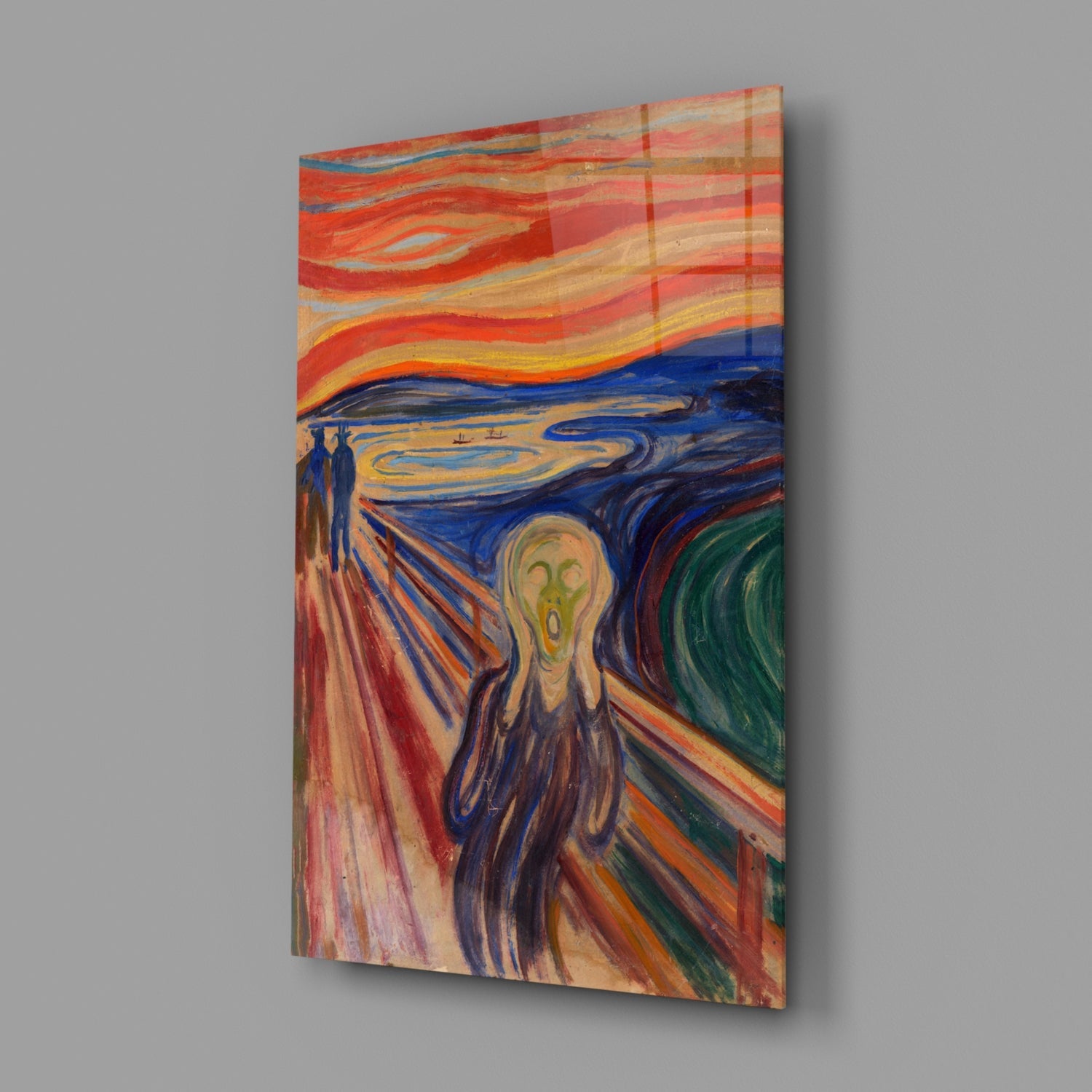Scream" Glass Wall Art