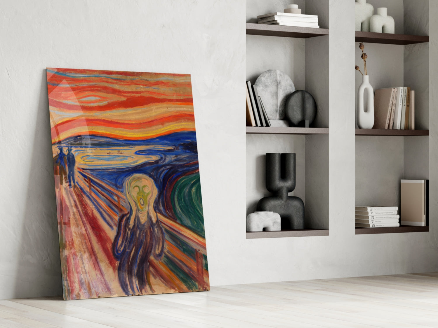 Scream" Glass Wall Art